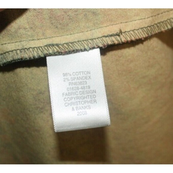 Christopher & Banks Floral Tapestry Blazer Jacket Sz XL Colorful Snap Close GUC - Picture 10 of 11